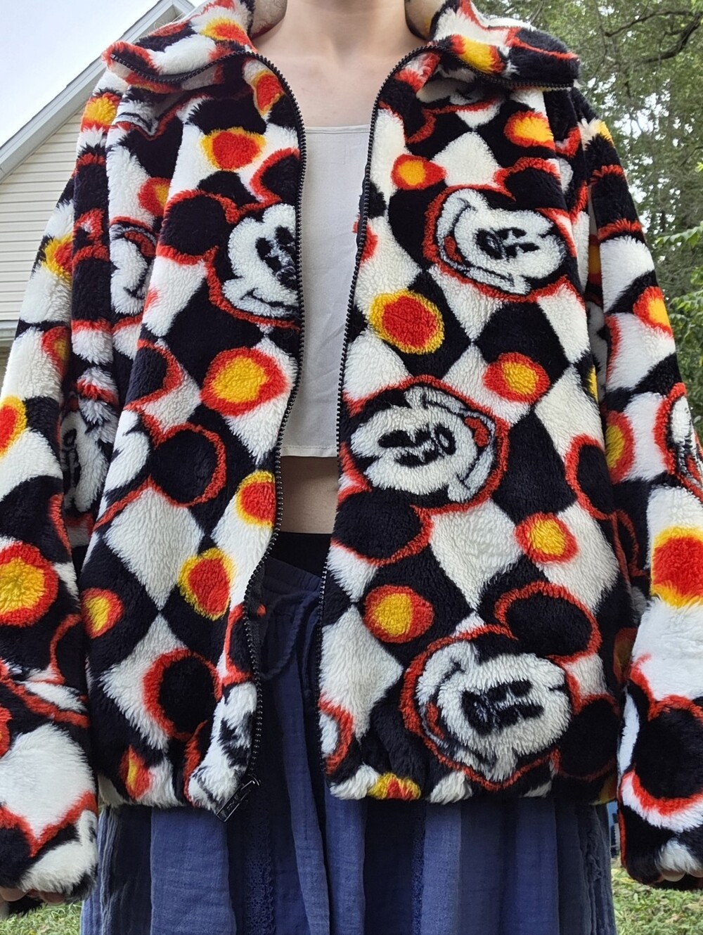 Vintage AOP Mickey Mouse Jacket